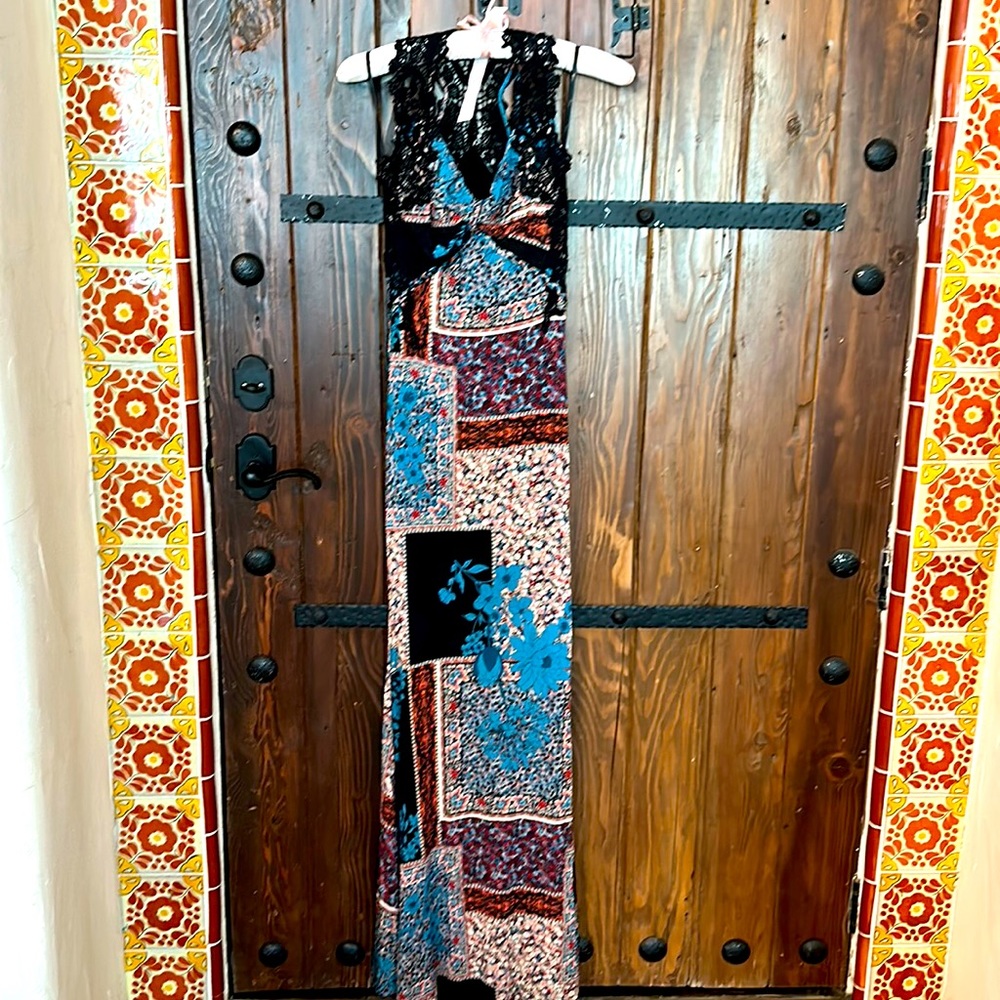 Sky maxi dress